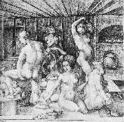 Albrecht Durer The Women's Bath oil painting artist